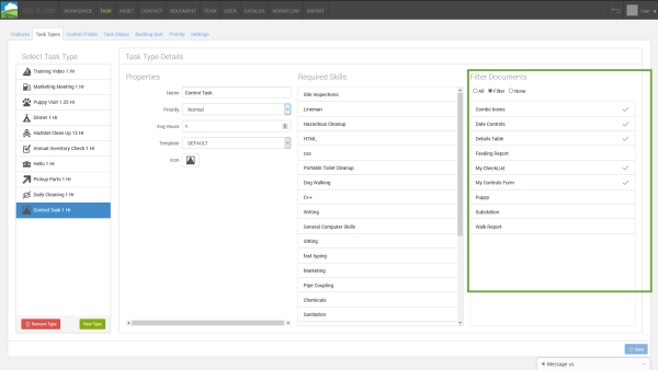 Details Table Doc Filters