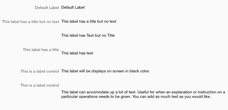 Labels – Field Squared Documentation