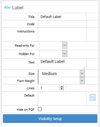 Labels – Field Squared Documentation