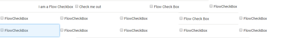 flow Checkbox inFlow