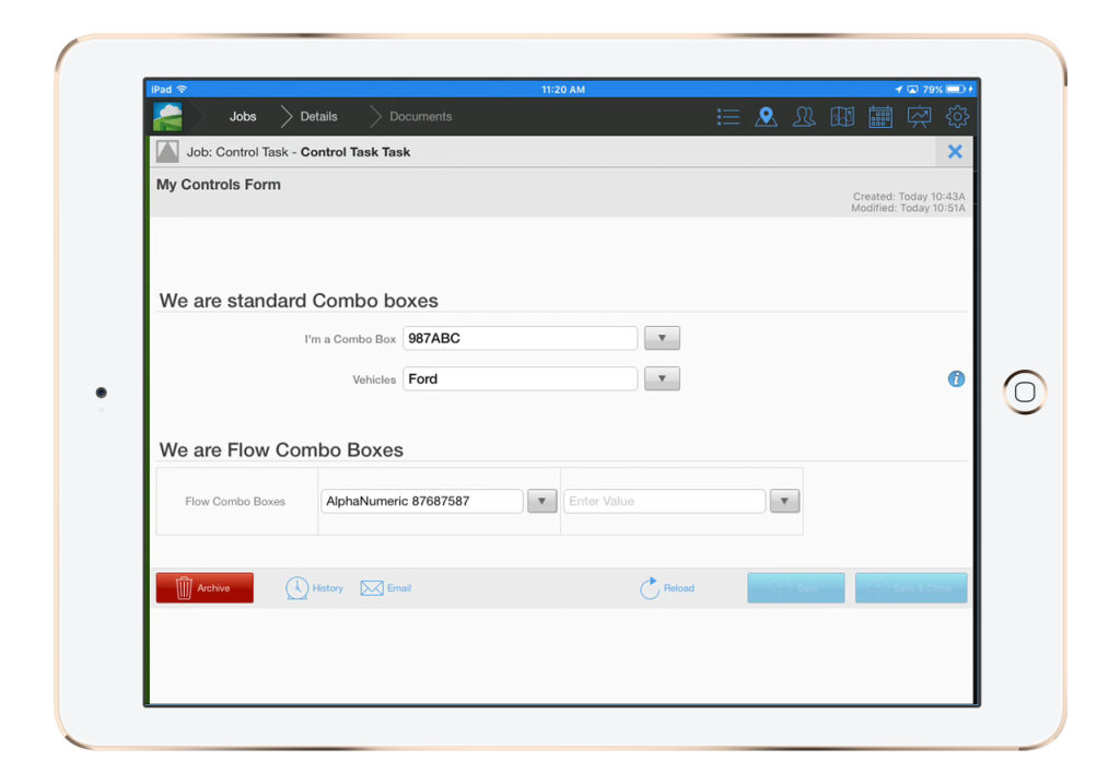 Combo Boxes – Field Squared Documentation