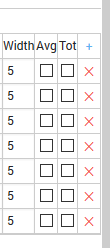 width Total Avg