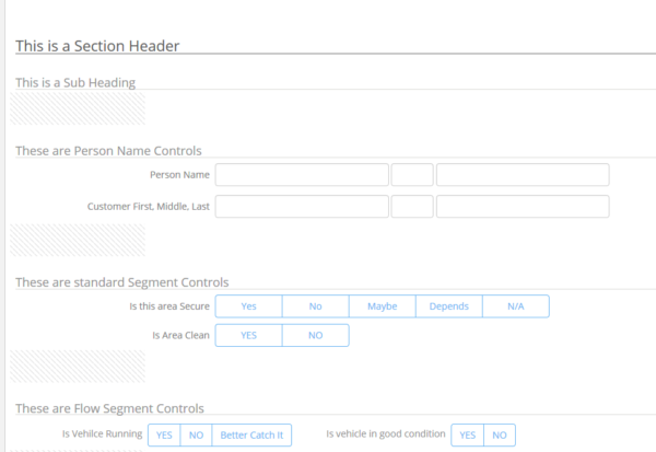 Section and Sub Headings in doc builder