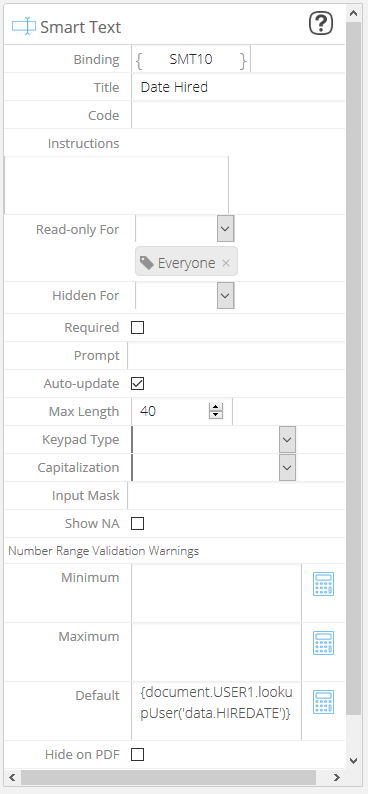 Smart Text – Field Squared Documentation