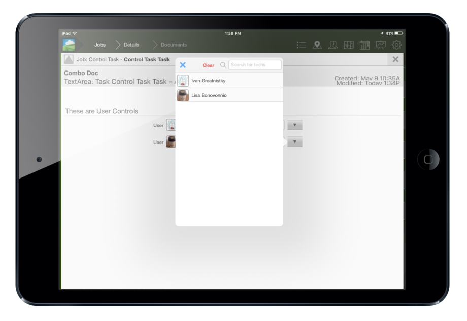 User Controls – Field Squared Documentation
